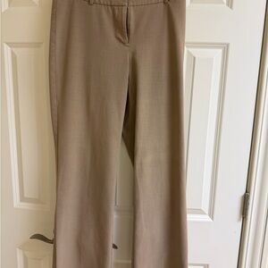 Worthington Women's Wide Leg Curvy Fit Tan Pants